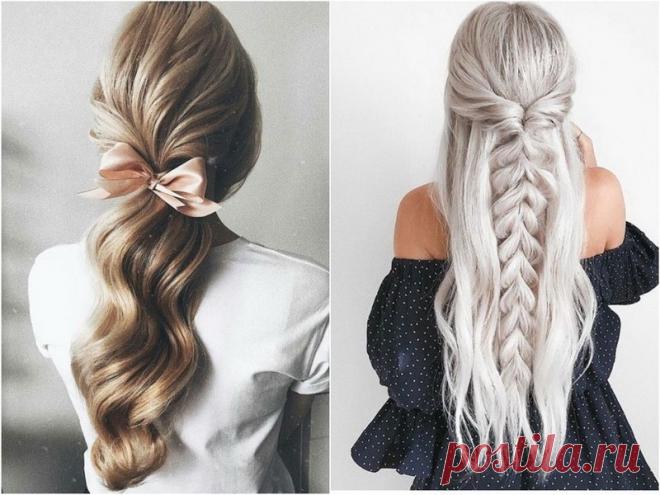Простые женские прически для длинных волос: фото, своими руками пошагово