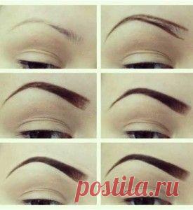 Как правильно красить брови карандашом (фото, видео)