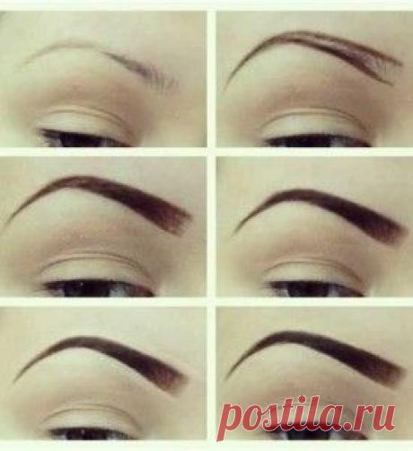 Как правильно красить брови карандашом (фото, видео)