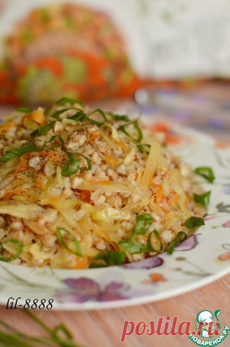 Гречка с квашеной капустой - кулинарный рецепт