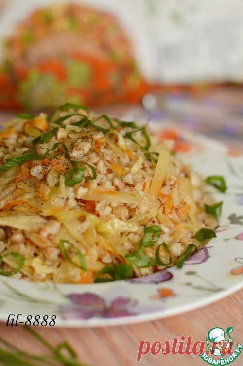 Гречка с квашеной капустой - кулинарный рецепт
