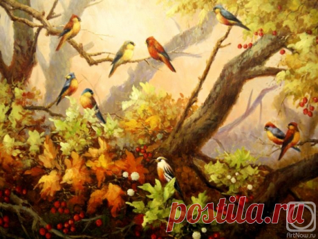 «Райский сад» картина Бруно Тины (дерево, масло) — купить на ArtNow.ru