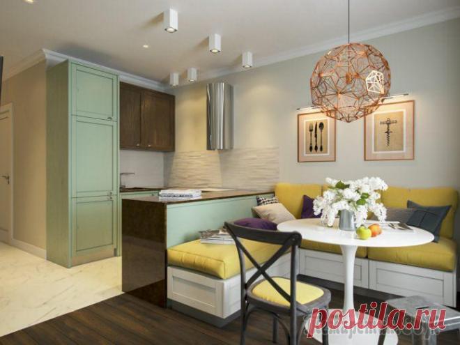 Дизайн квартиры 53 кв. м. Дизайн квартиры 53 кв. м. отличается простотой и элегантностью, но главное его достоинство - превращение стандартной однокомнатной квартиры в двухкомнатную.
При этом нашлось место для кухни-гостиной, ...