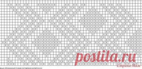 Плед из лицевых и изнаночных петель