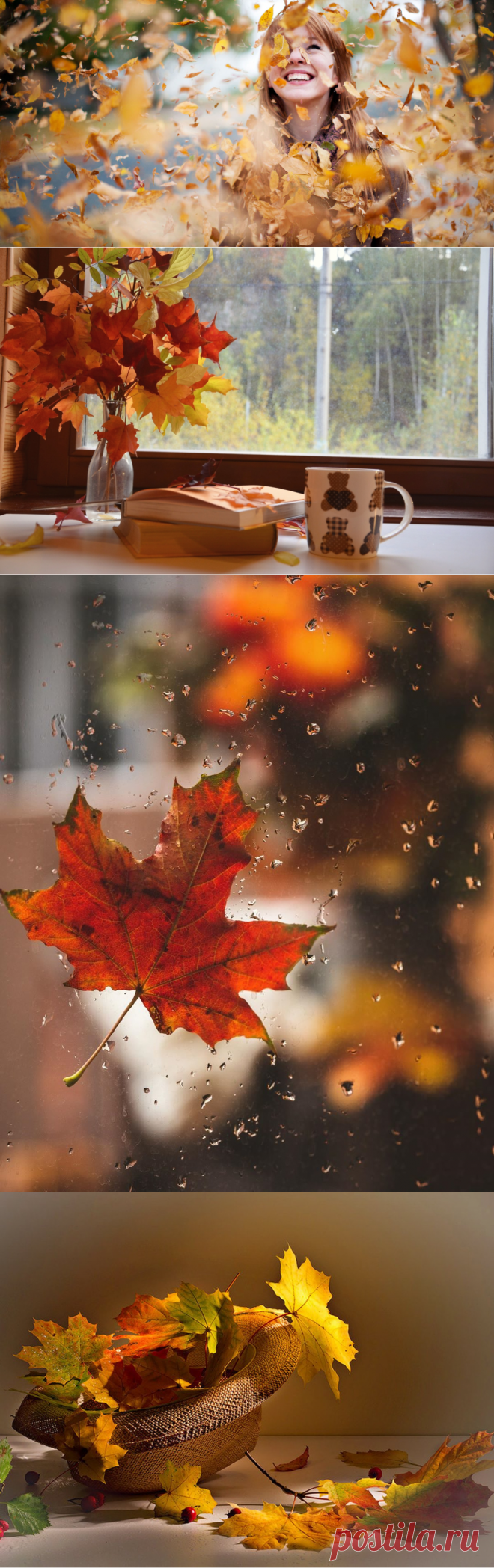 На цыпочках и украдкой Осень крадется к тебе.