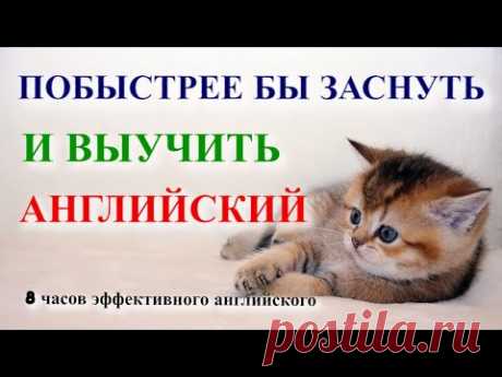 Учить Английский язык во сне // Самые необходимые английские слова // English