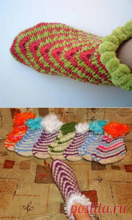 Носочки-тапочки | Искусница