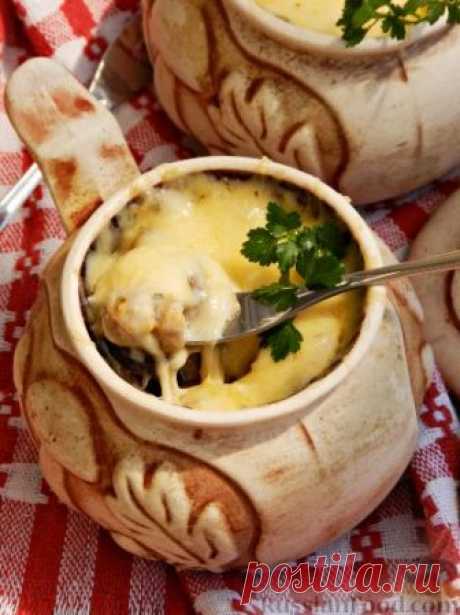 Рецепт: Жюльен из баклажанов на RussianFood.com