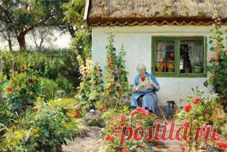 Пейзажи датского мастера Peder Mork Monsted