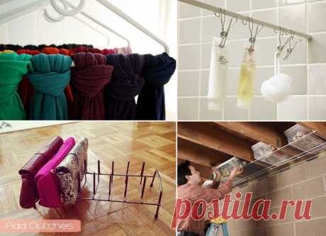 10 мест хранения, которые легко сделать своими руками | Наш уютный дом