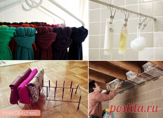 10 мест хранения, которые легко сделать своими руками | Наш уютный дом