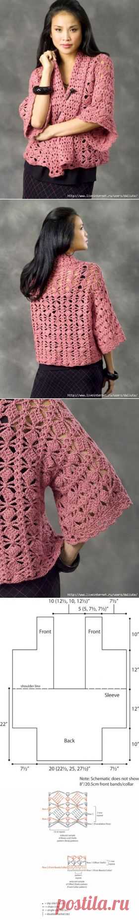 Irish crochet &: JACKET. Жакет