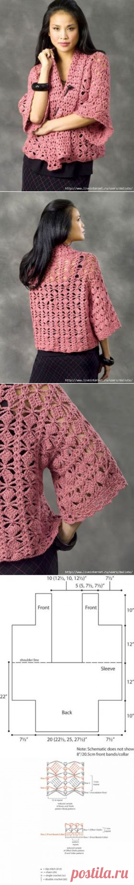 Irish crochet &amp;: JACKET. Жакет
