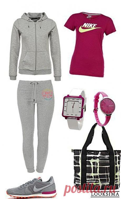 Можно заниматься спортом и при этом оставаться модной. Вот вам наглядный пример.→