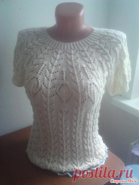 Ажурная кофточка.