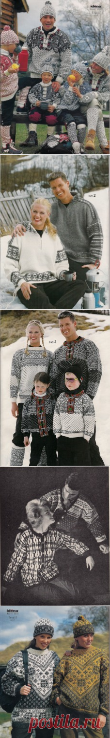 Орнамент норвежский ....................................... - Всем, кто вяжет, дарю старые идеи для новых работ