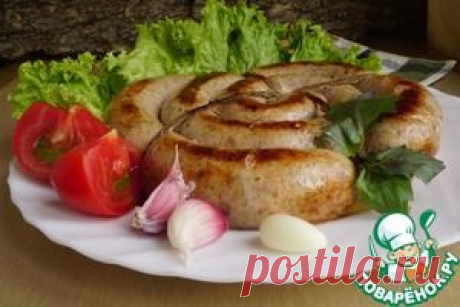 Сочная колбаса из индюшиного бедра - кулинарный рецепт