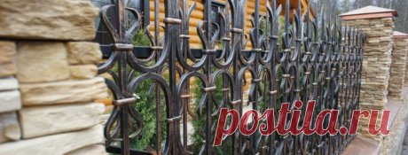 Кованые заборы своими руками: все про красивые заборы с элементами ковки