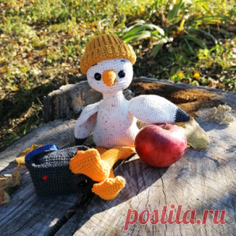 Чайка Герри амигуруми. Схемы и описания для вязания игрушек крючком! Бесплатный мастер-класс от Татьяны Пашевой по вязанию чайки по имени Герри. Высота вязаной крючком игрушки примерно 12-13 см в положении сидя. Для изг…