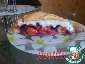 Клубнично-черничный тарт - кулинарный рецепт