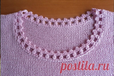 Как оформить круглую горловину спицами: секреты идеальной посадки | Вязание идеи для вдохновения | Дзен