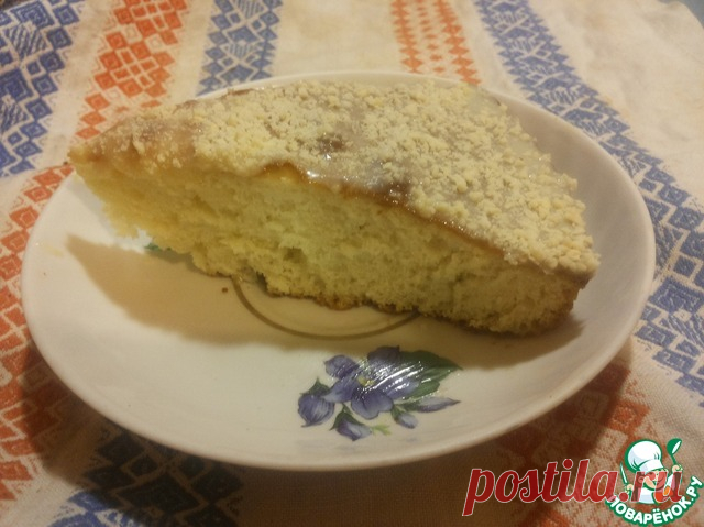 Пирог со сгущёнкой