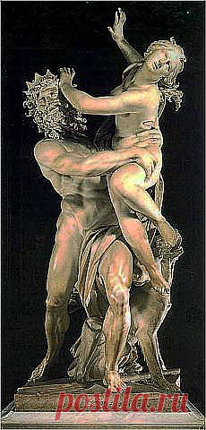 Бернини Лоренцо Джованни. Похищение Прозерпины. 1621-1622 Мрамор. Галерея Боргезе, Рим.