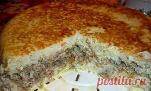 Шустрый повар.: Рисовая запеканка с мясом