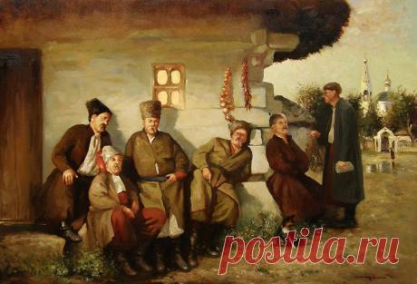 Реалистичные сцены бытовой жизни украинцев прошлого от Юрия Журки