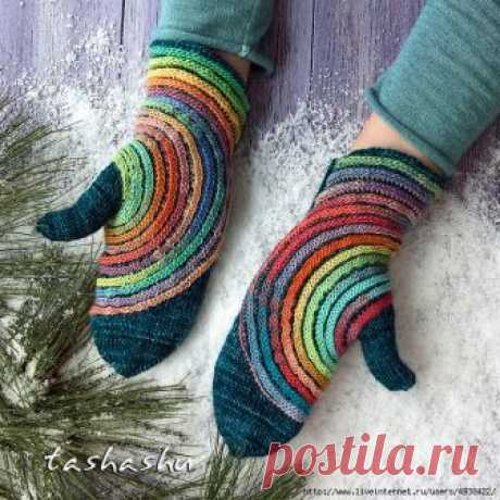 НЕОБЫЧНЫЕ ВАРЕЖКИ ОТ СВЕТЛАНЫ ГОРДОН (TASHASHU). HYPNOSIS MITTENS BY SVETLANA GORDON.