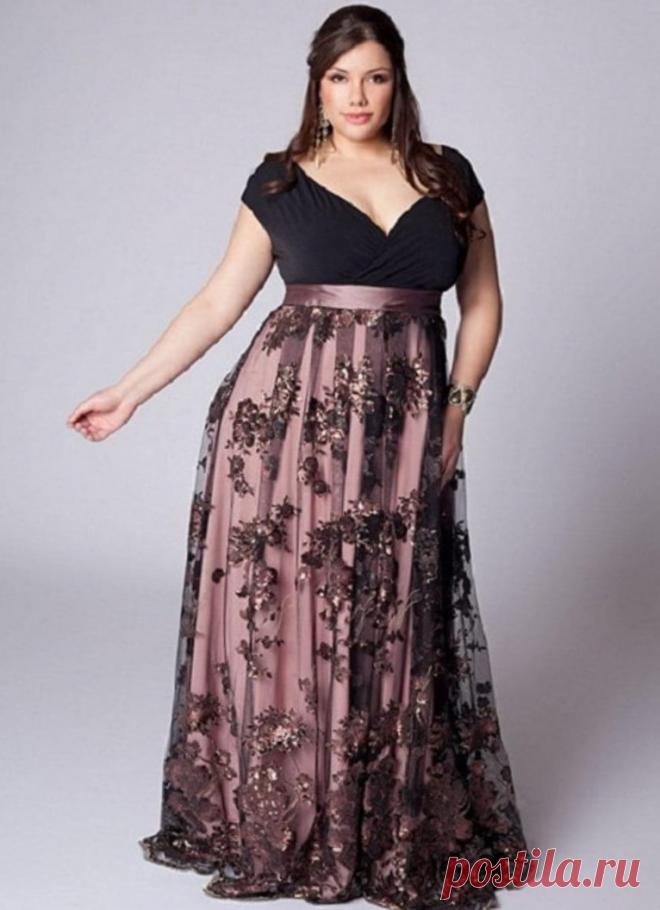 Фасоны платьев для полных женщин — тонкости выбора