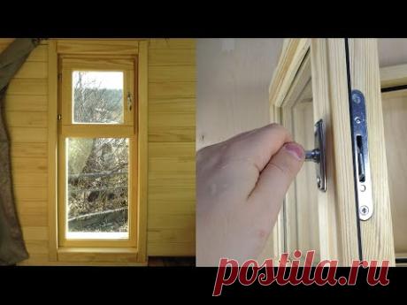 ✅ Окно с уплотнителем своими руками | Wooden window with seal | Holzfenster mit dichtung