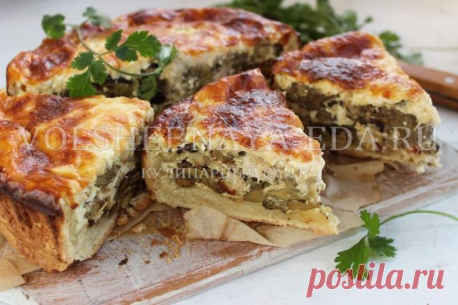 Лоранский пирог с курицей и грибами: рецепт с фото | Волшебная Eда.ру