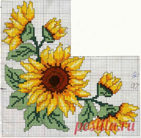 подсолнухи вышивка крестом: 19 тыс изображений найдено в Яндекс.Картинках