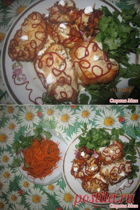 Филе курицы с корейской морковью... - Я не повар, я только учусь. - Страна Мам