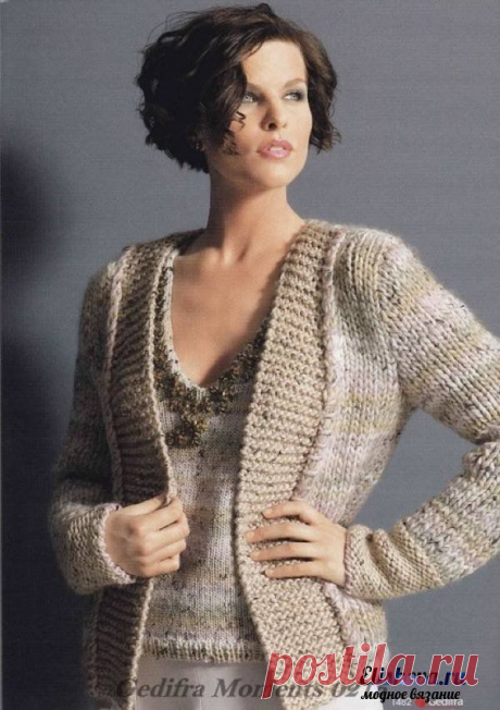 Вязание спицами кофт, балеро, жакетов, жилетов, пуловеров и свитеров