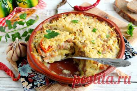 Запеканка из кабачков с фаршем в духовке рецепт фото пошагово и видео - 1000.menu