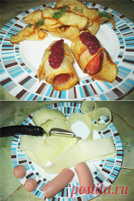 Простейшие сосиски, вкусно и быстро