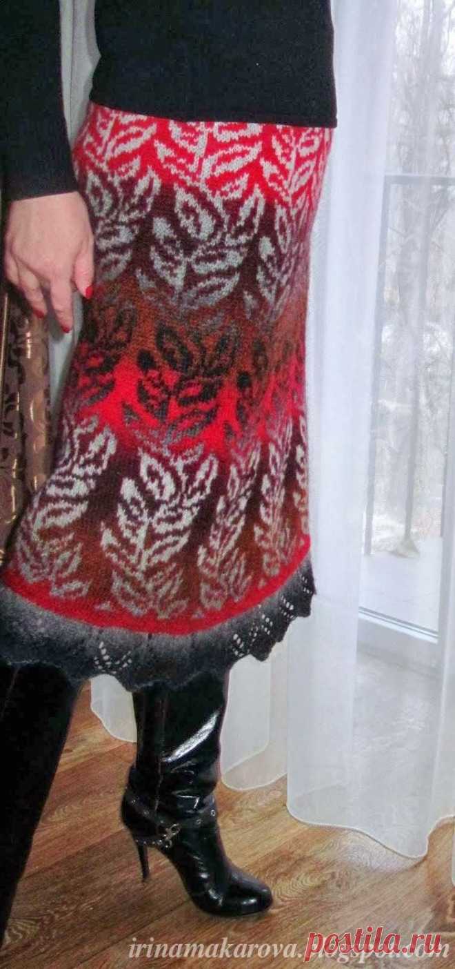 Лицевая с накидом: Круговорот Кауни в моём гардеробе