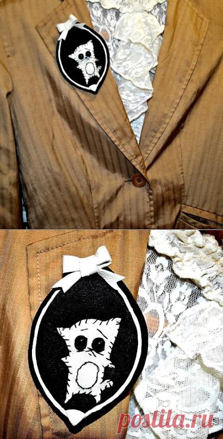 Из подручного хлама - брошь / Аксессуары (не украшения) / Модный сайт о стильной переделке одежды и интерьера