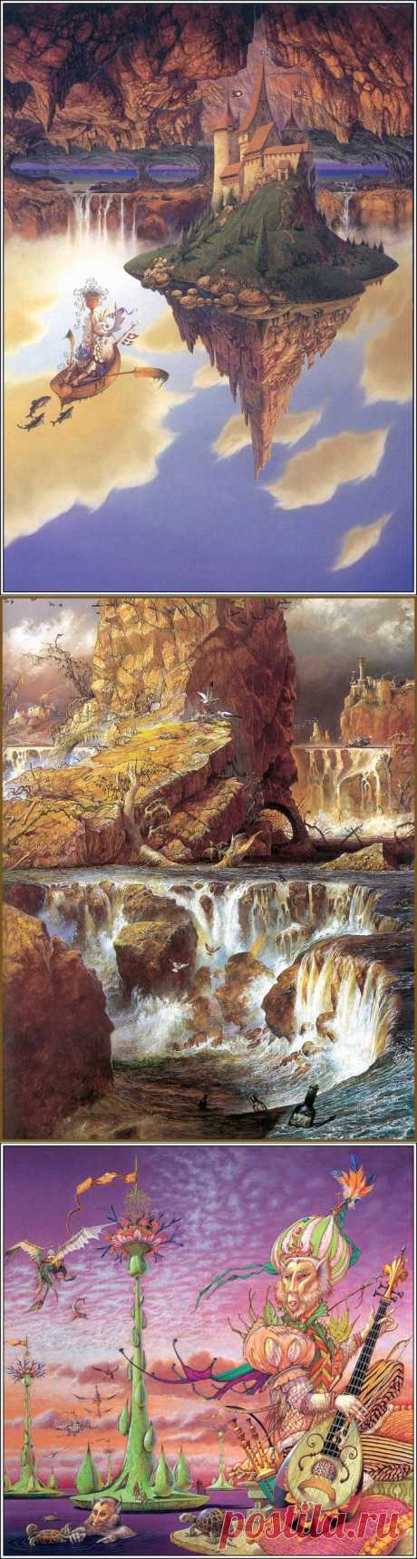 Фэнтези сюрреализм художника Патрика Вудрофа (Patrick Woodroffe)