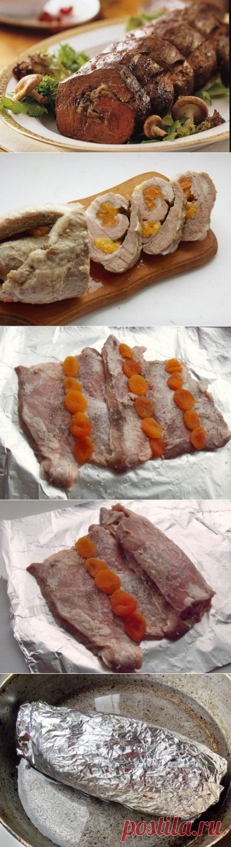 4 простых рецепта мясных рулетов / Простые рецепты