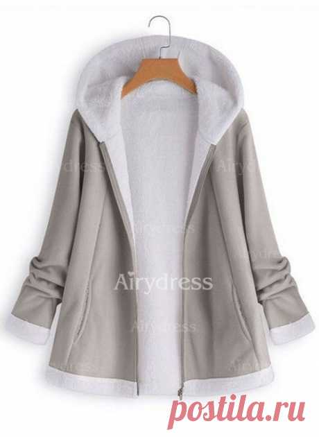 Пальто закрытый с длинными рукавами с молнией - Airydress