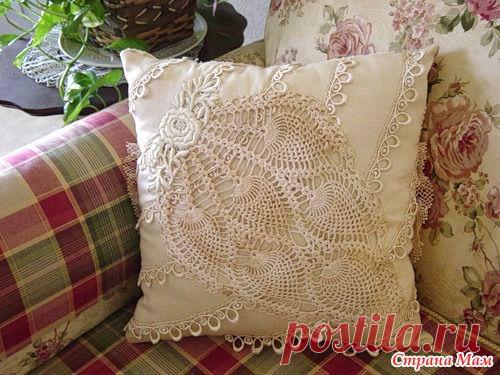 Подборка декоративных подушек, сделанных в разных техниках. Просто идеи. - Клуб рукоделия - Страна Мам