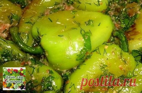Домашние заготовки. Болгарский перец с семенами и хвостиками.