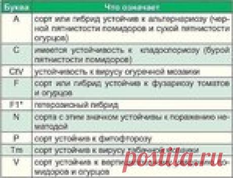 Что написано на пакетиках с семенами.