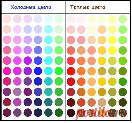Гармоничное сочетание цвета.