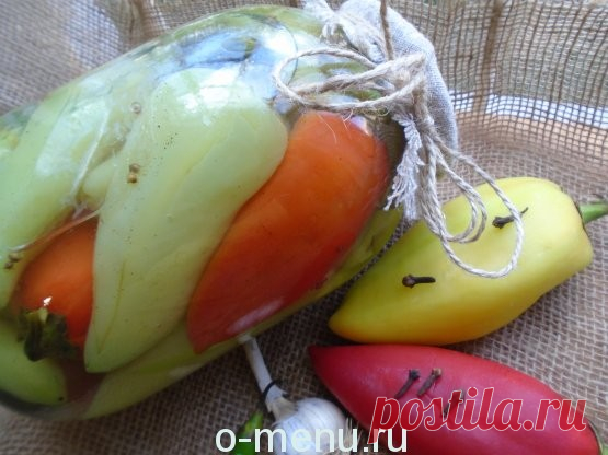 Перец, маринованный целиком на зиму