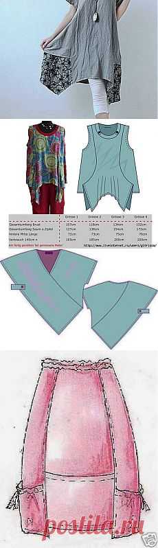 Одежда в стиле бохо с выкройками.