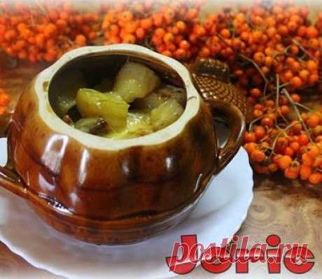 Мясо с картофелем в горшочках рецепт с фото